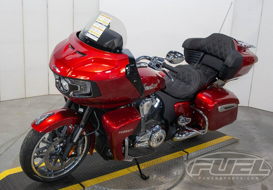 2024 Indian Pursuit Limited Sunset Red Metallic