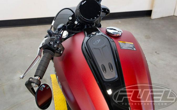 2025 Indian Scout Bobber Limited +Tech Sunset Red Smoke