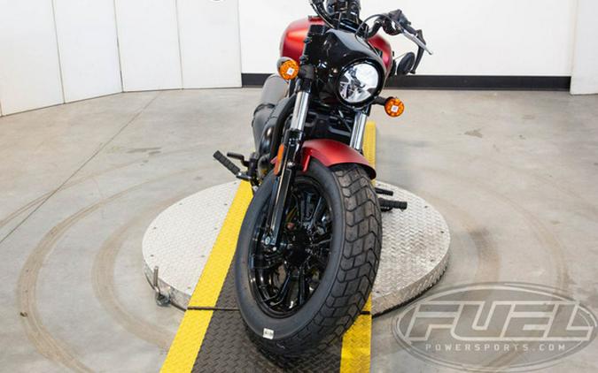 2025 Indian Scout Bobber Limited +Tech Sunset Red Smoke