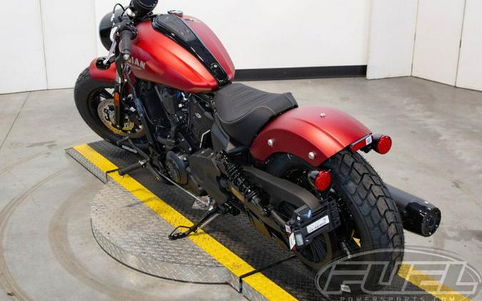 2025 Indian Scout Bobber Limited +Tech Sunset Red Smoke