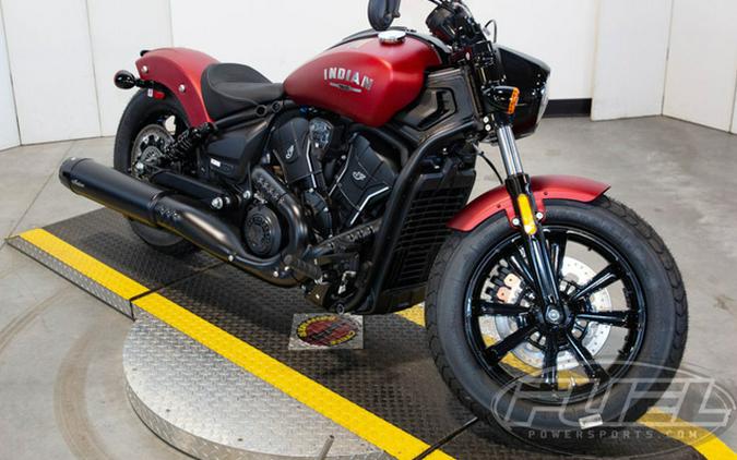 2025 Indian Scout Bobber Limited +Tech Sunset Red Smoke