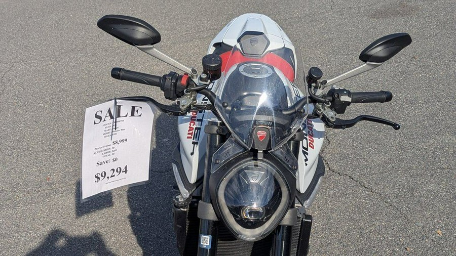 2024 Ducati Monster Plus Iceberg White