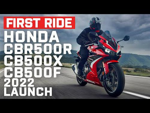 2022 Honda CBR500R, Honda CB500F and Honda CB500X 2022 LAUNCH | First Ride | Visordown.com