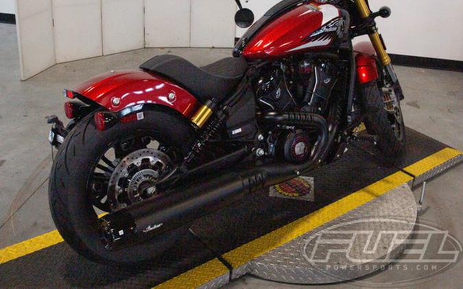 2025 Indian 101 Scout Sunset Red Metallic With Graphics