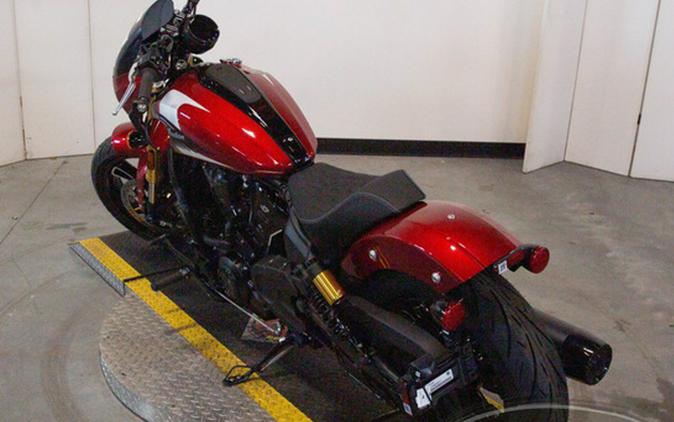 2025 Indian 101 Scout Sunset Red Metallic With Graphics