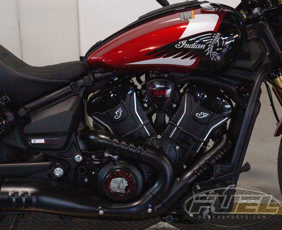 2025 Indian 101 Scout Sunset Red Metallic With Graphics
