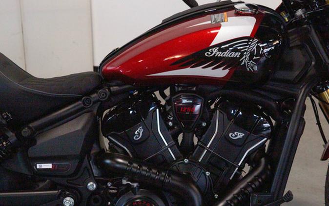 2025 Indian 101 Scout Sunset Red Metallic With Graphics