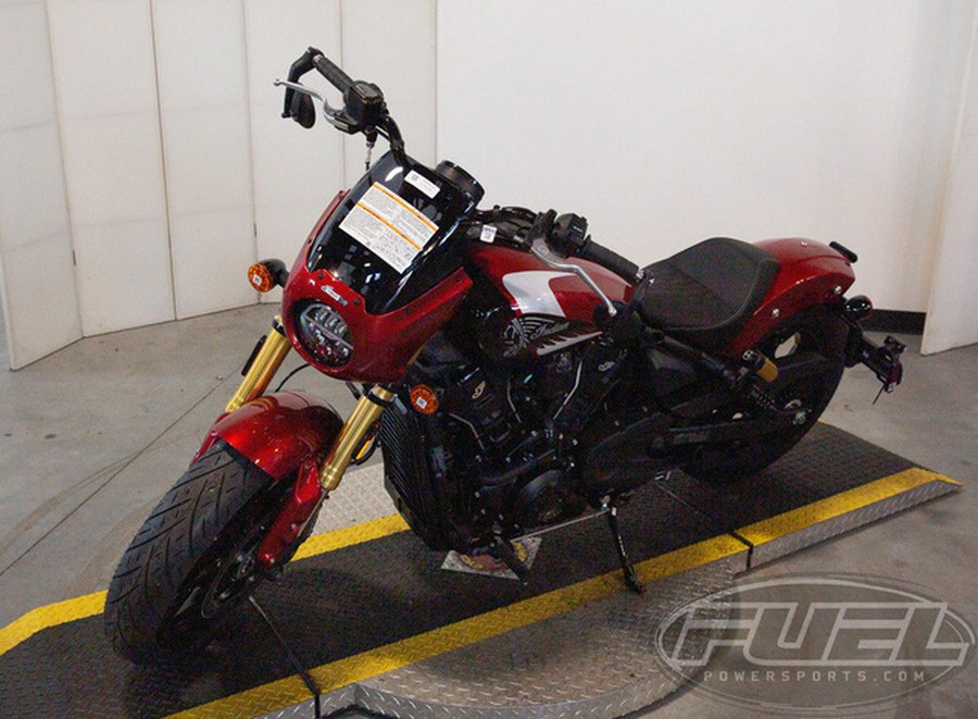 2025 Indian 101 Scout Sunset Red Metallic With Graphics