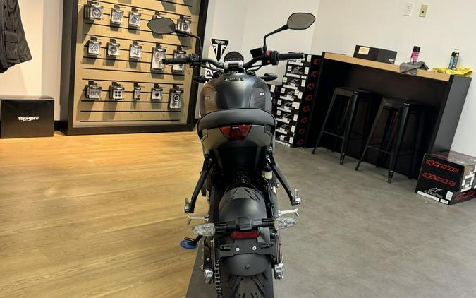 2024 Triumph Trident 660 Matte Jet Black/Matte Silver Ice