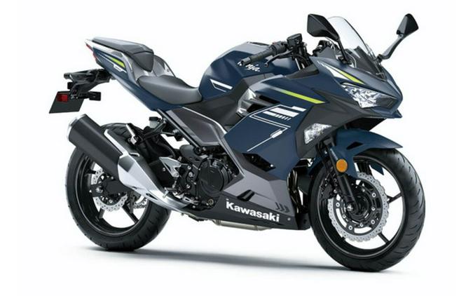 2022 Kawasaki Ninja 400 Metallic Matte BlueMetallic Graphite G