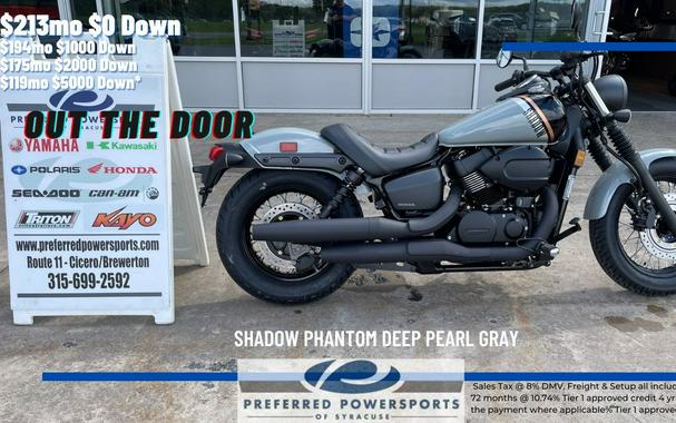 2024 Honda Shadow Phantom Deep Pearl Gray