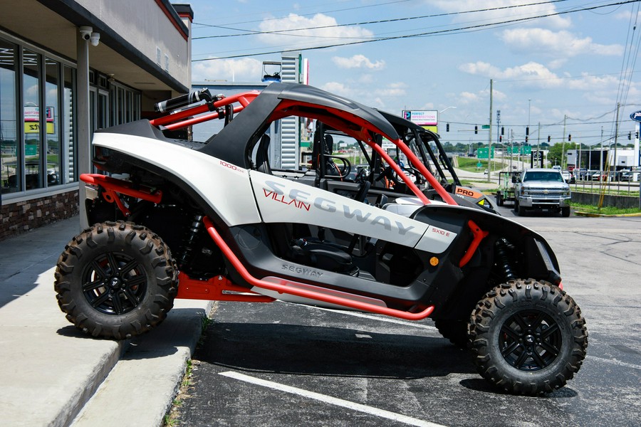 2024 Segway Powersports Villain SX10 S White / Red