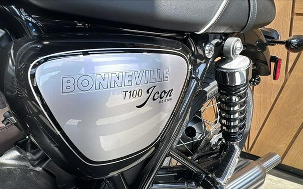 2025 Triumph BONNEVILLE T100 ICON EDITION COBALT BLUE (CHROME ED)