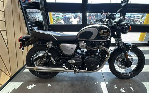 2025 Triumph BONNEVILLE T100 ICON EDITION COBALT BLUE (CHROME ED)