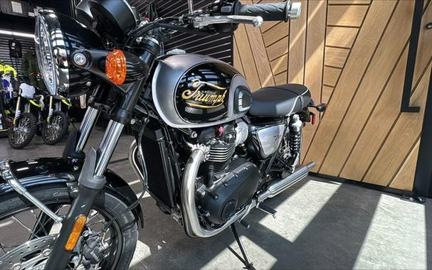 2025 Triumph BONNEVILLE T100 ICON EDITION COBALT BLUE (CHROME ED)