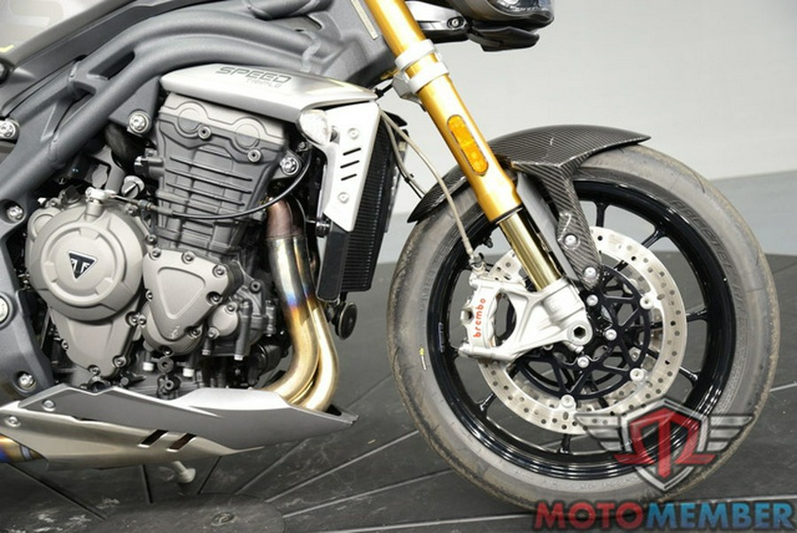 2022 Triumph Speed Triple 1200 RS Matte Silver Ice