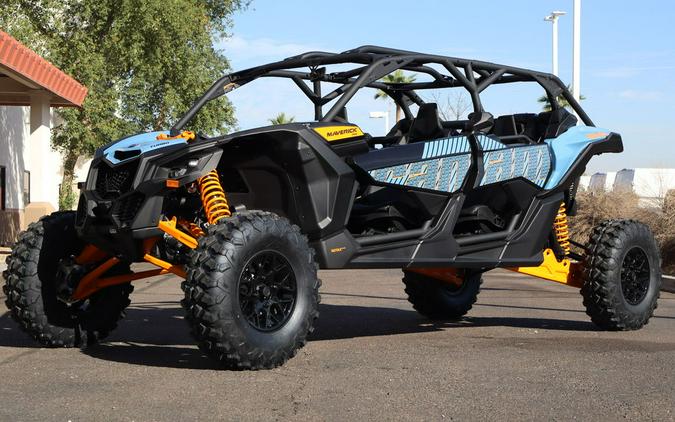 2026 Can-Am® Maverick X3 MAX RS Turbo Scandi Blue & Orange Crush