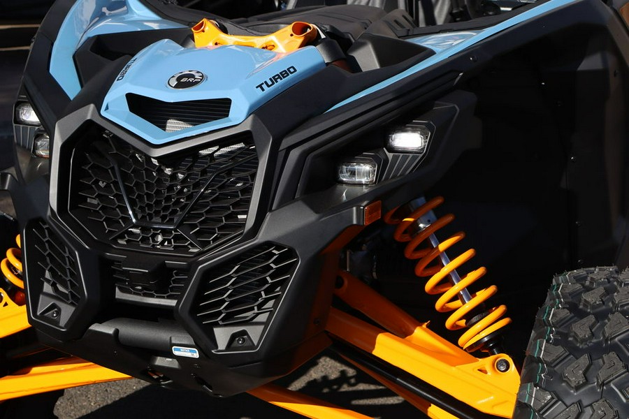 2026 Can-Am® Maverick X3 MAX RS Turbo Scandi Blue & Orange Crush