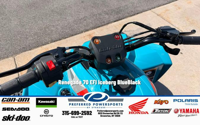 2026 Renegade 70 EFI Iceberg Blue/Black - Can-Am