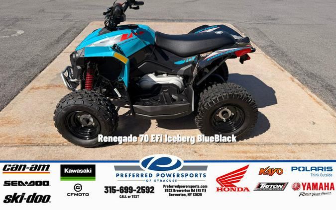 2026 Renegade 70 EFI Iceberg Blue/Black - Can-Am