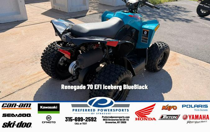 2026 Renegade 70 EFI Iceberg Blue/Black - Can-Am