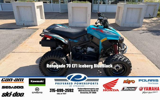 2026 Renegade 70 EFI Iceberg Blue/Black - Can-Am