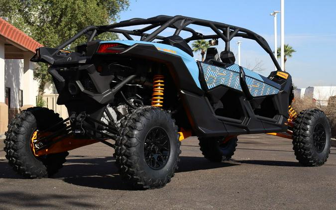 2026 Can-Am® Maverick X3 MAX RS Turbo Scandi Blue & Orange Crush