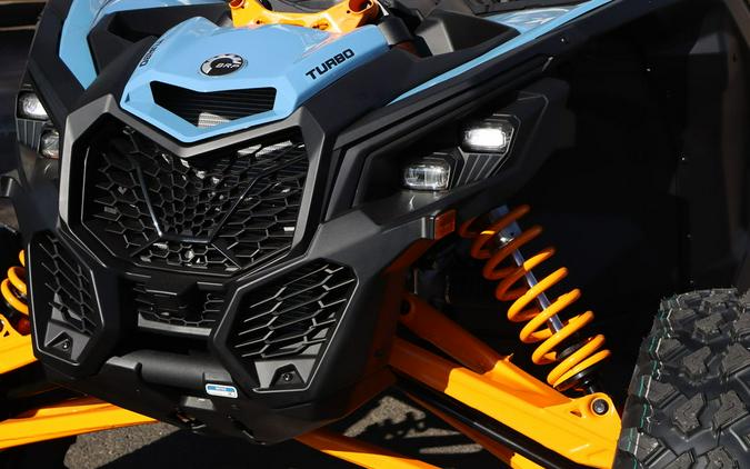 2026 Can-Am® Maverick X3 MAX RS Turbo Scandi Blue & Orange Crush