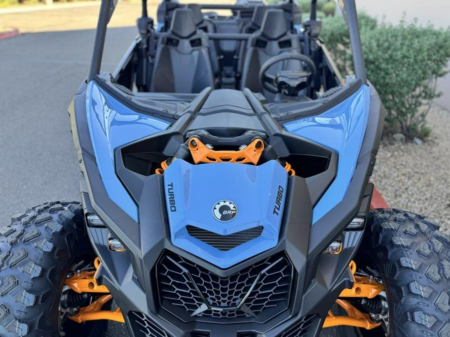 2026 Can-Am® Maverick X3 MAX DS Turbo Scandi Blue & Orange Crush