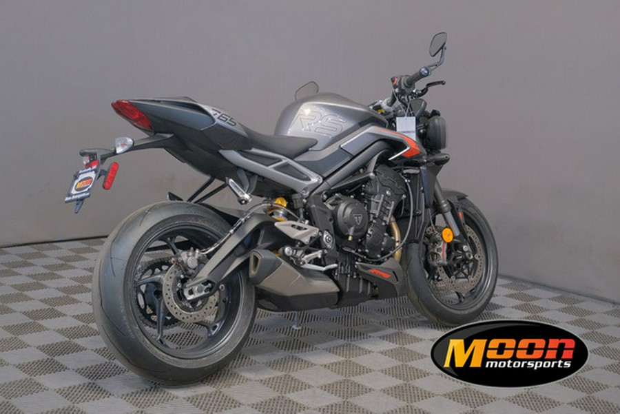 2024 Triumph Street Triple 765 RS Silver Ice