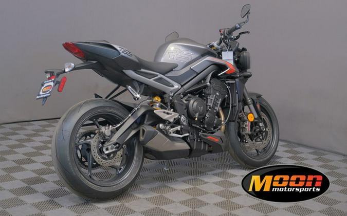 2024 Triumph Street Triple 765 RS Silver Ice