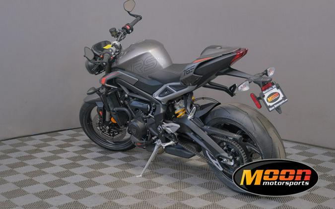 2024 Triumph Street Triple 765 RS Silver Ice