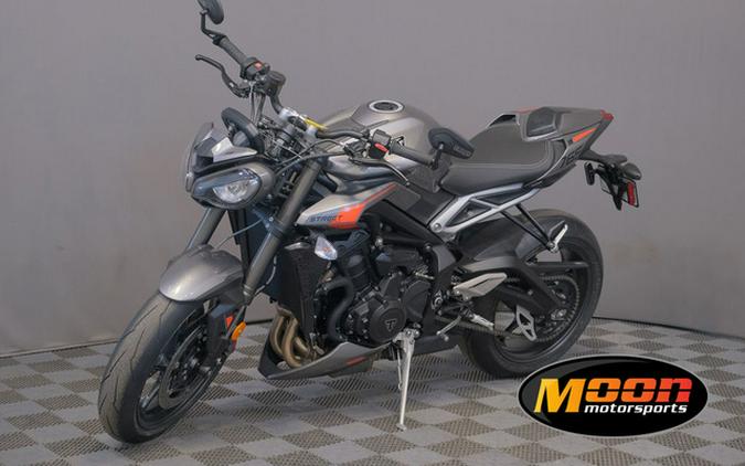 2024 Triumph Street Triple 765 RS Silver Ice