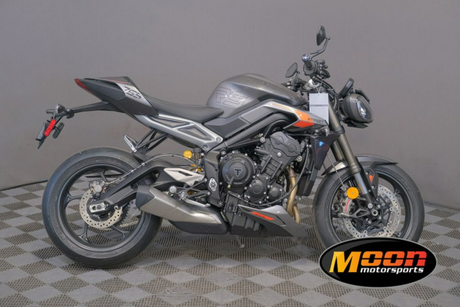 2024 Triumph Street Triple 765 RS Silver Ice