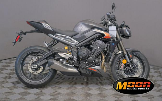 2024 Triumph Street Triple 765 RS Silver Ice