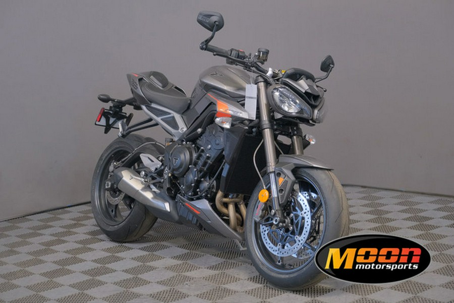 2024 Triumph Street Triple 765 RS Silver Ice