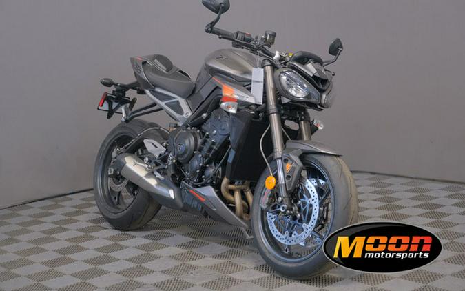 2024 Triumph Street Triple 765 RS Silver Ice