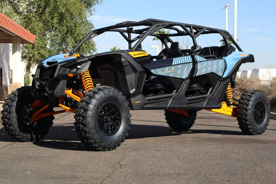 2026 Can-Am® Maverick X3 MAX RS Turbo Scandi Blue & Orange Crush