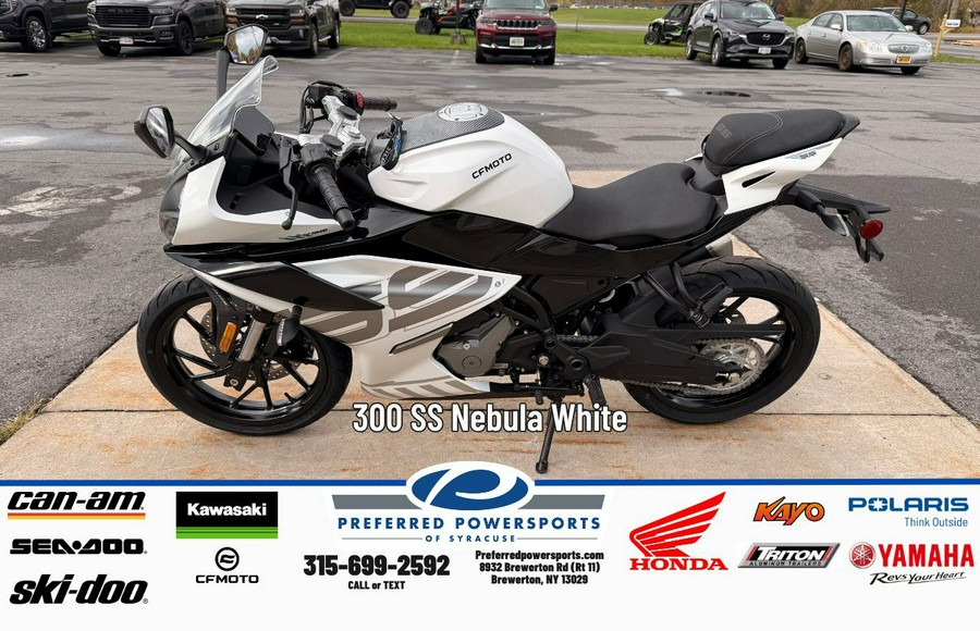 2026 CFMOTO 300 SS Nebula White