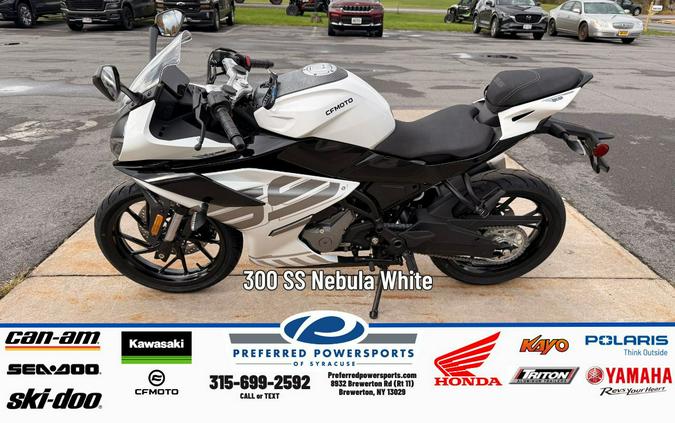 2026 CFMOTO 300 SS Nebula White