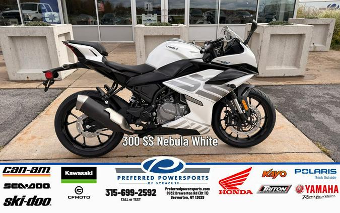 2026 CFMOTO 300 SS Nebula White