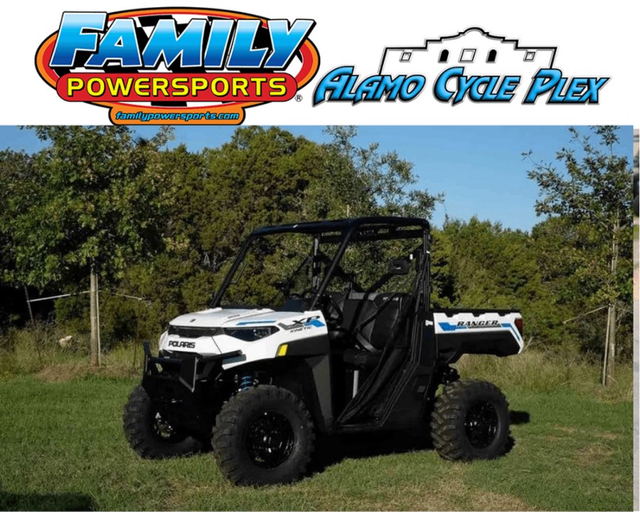 New 2024 POLARIS RANGER XP KINETIC PREMIUM ICY WHITE PEARL