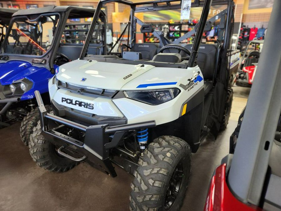 New 2024 POLARIS RANGER XP KINETIC PREMIUM ICY WHITE PEARL