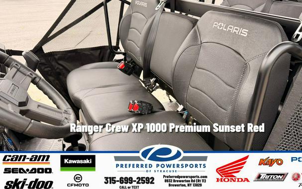 2026 Polaris Ranger Crew XP 1000 Premium Sunset Red