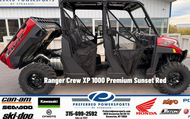 2026 Polaris Ranger Crew XP 1000 Premium Sunset Red