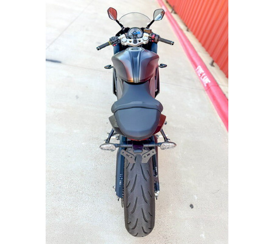2025 Triumph Daytona 660 Satin Granite / Satin Jet Black