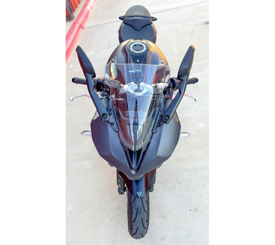 2025 Triumph Daytona 660 Satin Granite / Satin Jet Black