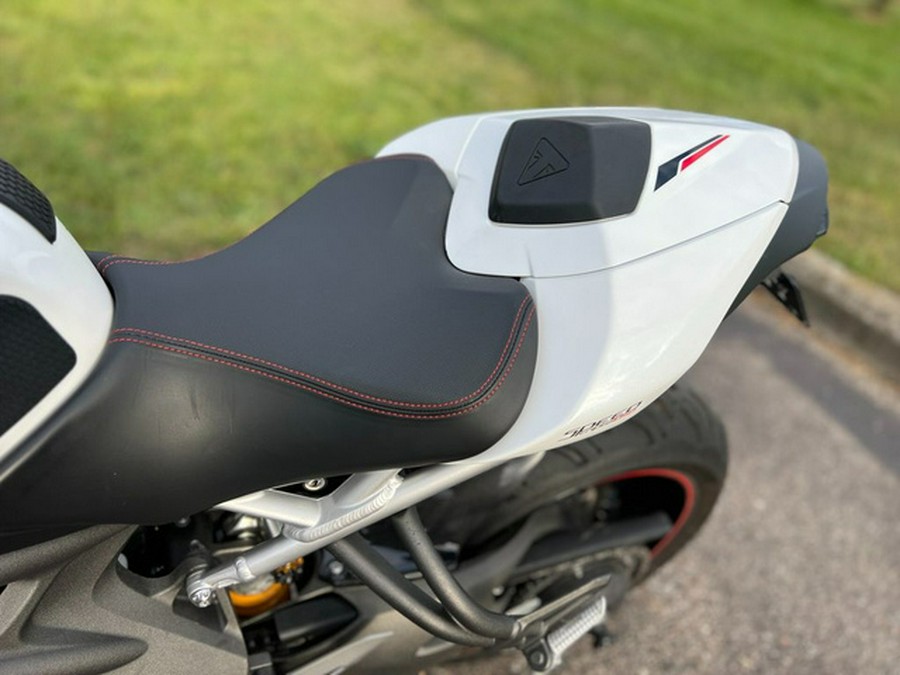 2019 Triumph Speed Triple RS Crystal White Metallic RS