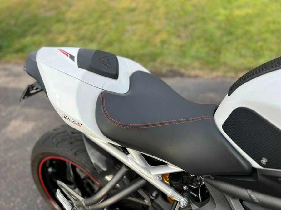 2019 Triumph Speed Triple RS Crystal White Metallic RS