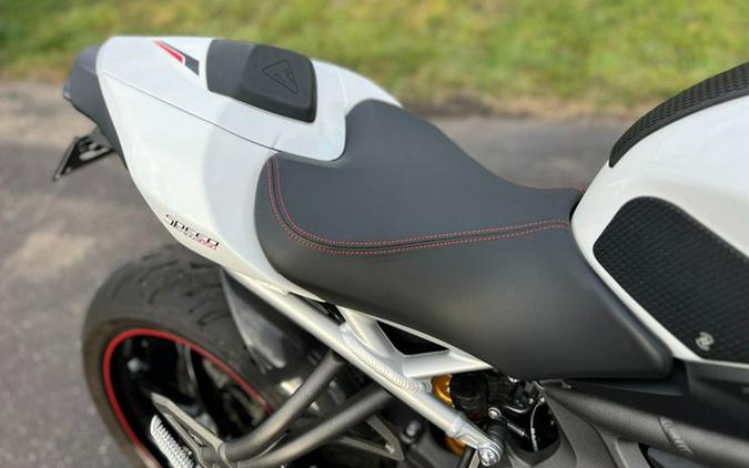 2019 Triumph Speed Triple RS Crystal White Metallic RS